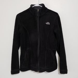 North face fleece full zip jacket